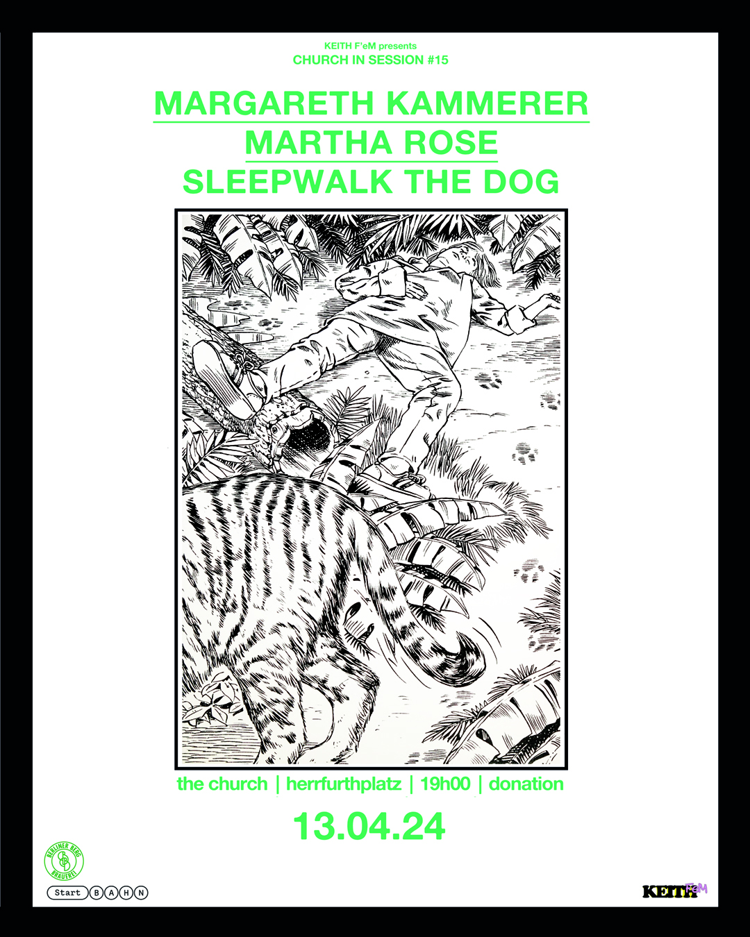 Church In Session XV: Margareth Kammerer / Martha Rose / Sleepwalk the Dog